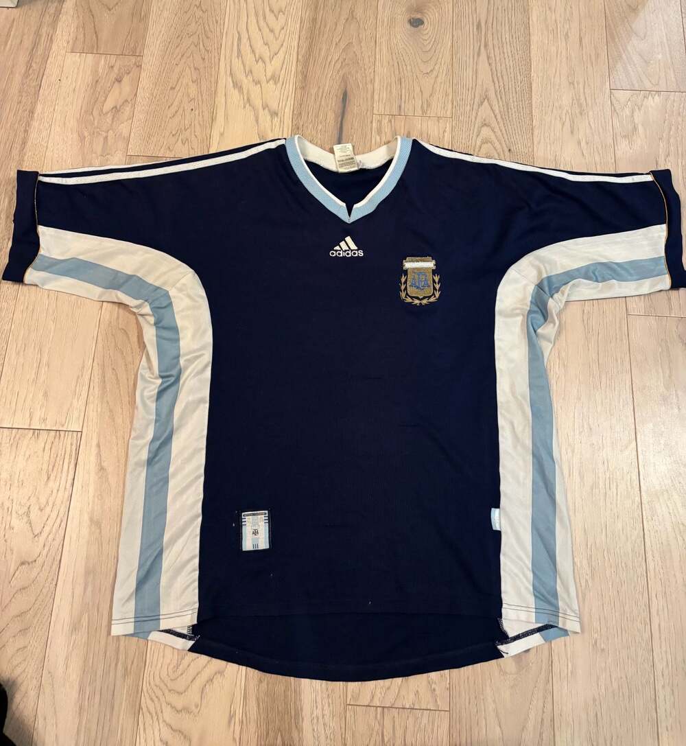 Vintage Adidas Argentina 1998-1999 Away Jersey Size XL